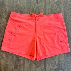 The most comfortable Athleta board shorts—orange—size 6.